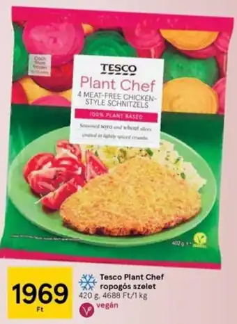 Tesco Tesco plant chef ropogós szelet vegán 420g ajánlat