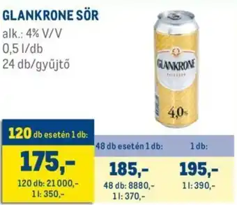 Glankrone sör 4% 0,5l