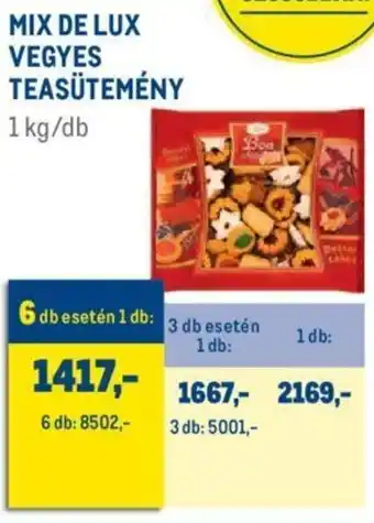 Metro Mix de lux vegyes teasütemény 1kg ajánlat