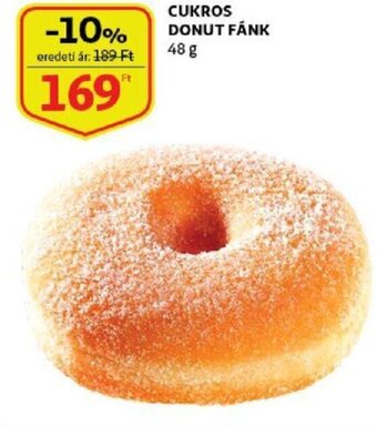 Auchan Cukros donut fánk 48g ajánlat