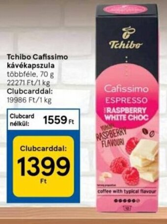 Tchibo cafissimo kávékapszula 70g
