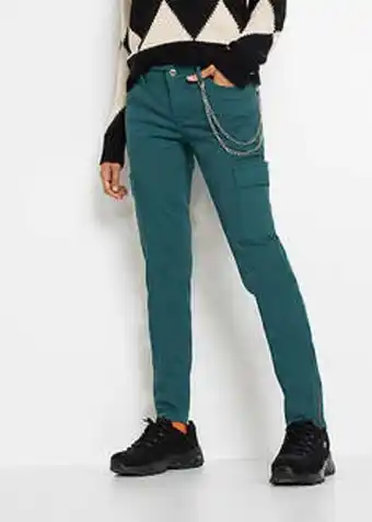 Bonprix Cargo skinny nadrág láncos részlettel ajánlat
