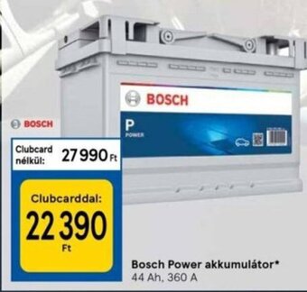 Tesco Bosch power akkumulátor 44 Ah 360 A ajánlat