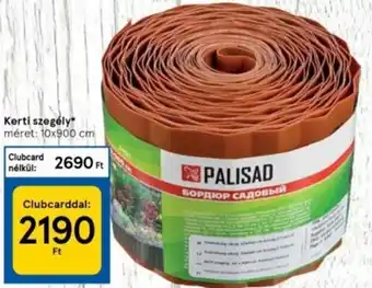 Tesco Palisad kerti szegély méret 10x900cm ajánlat