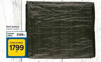 Tesco Kerti ponyva méret 2x3m ajánlat