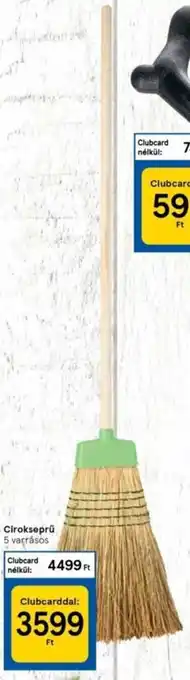 Cirokseprű 5 varrásos