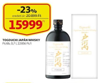 Togouchi japán whisky 0.7l