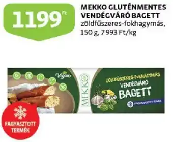 Mekko gluténmentes vendégváró bagett 150g