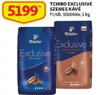 Auchan Tchibo exclusive szemes kávé 1kg ajánlat