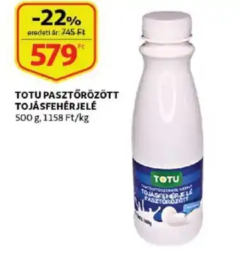 Totu pasztőrözött tojásfehérjelé 500g