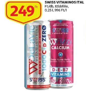 Auchan Swiss vitaminos ital 0,25l ajánlat