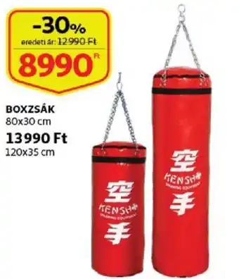 Boxzsák 80x30cm