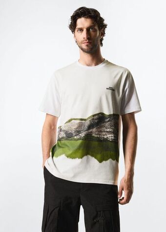 Mango Mintás lélegző póló ajánlat