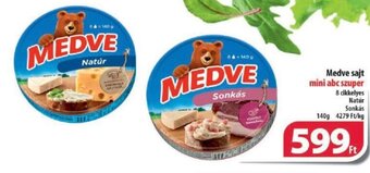 Coop Medve sajt 140g ajánlat