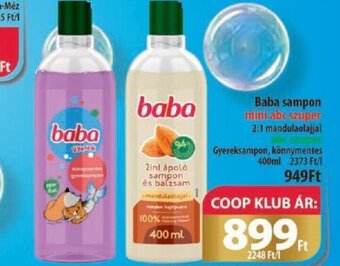 Coop Baba sampon 400ml ajánlat