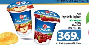 Coop Zott jogobella joghurt 400g ajánlat