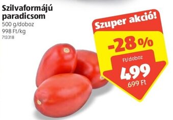 ALDI Szilvaformájú paradicsom 500g ajánlat
