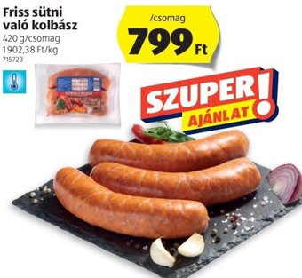 ALDI Friss sütni való kolbász 420g ajánlat