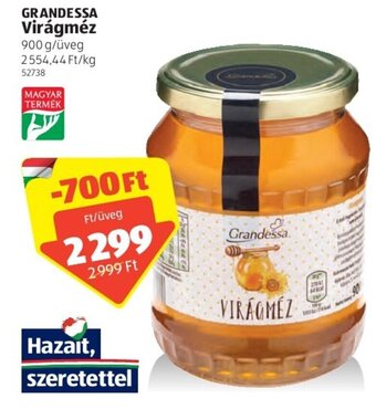 ALDI Grandessa virágméz 900g ajánlat