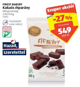 ALDI Finest bakery kakaós étparány 200g ajánlat