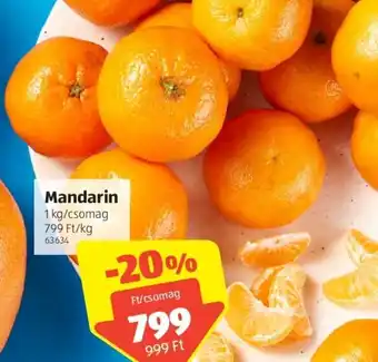 ALDI Mandarin 1kg / csomag ajánlat
