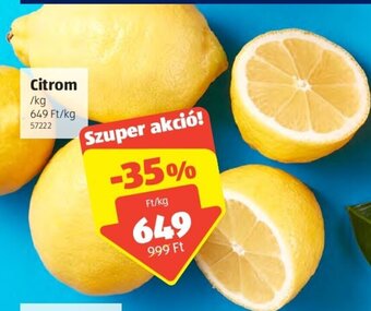 ALDI Citrom 1 kg ajánlat