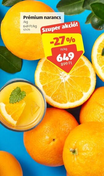 ALDI Prémium narancs 1kg ajánlat