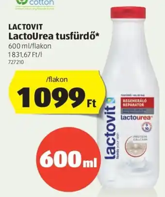 ALDI Lactovit lactourea tusfürdő 600ml / flakon ajánlat