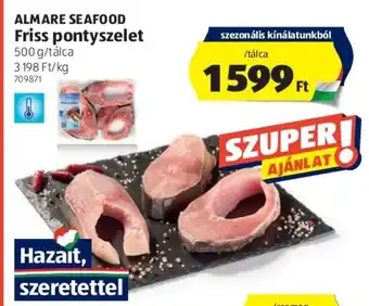 ALDI Almare seafood friss pontyszelet 500g / tálca ajánlat