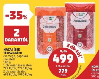 PENNY Hazai ízek téliszalámi 100g ajánlat