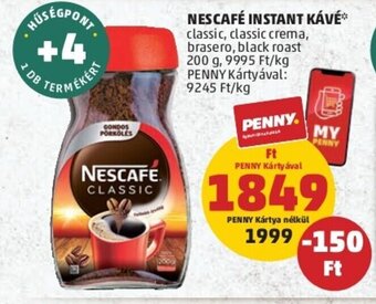 PENNY Nescafé instant kávé 200g ajánlat