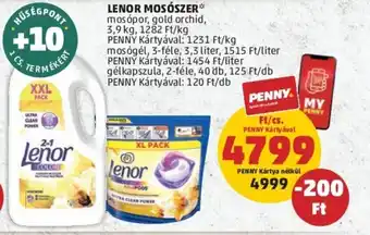 PENNY Lenor mosószer 3,9kg ajánlat