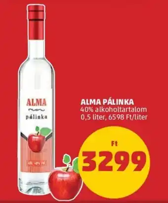 PENNY Alma pálinka 0,5l 40% ajánlat