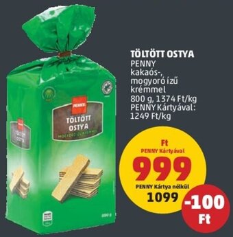 PENNY Penny töltött ostya 800g ajánlat