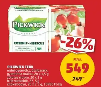 Pickwick teák