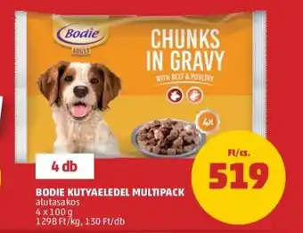 PENNY Bodie kutyaeledel multipack 4x100g ajánlat