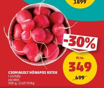 PENNY Csomagolt hónapos retek 300g ajánlat