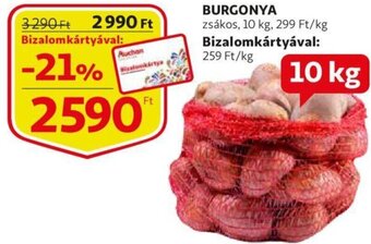 Auchan Burgonya 10kg ajánlat