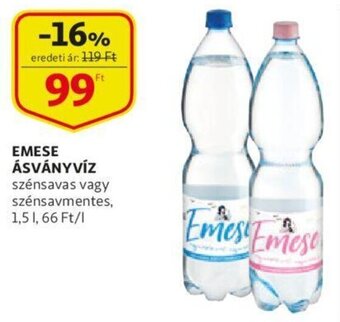 Auchan Emese ásványvíz 1,5l ajánlat