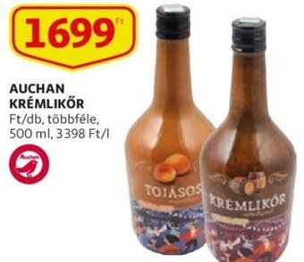 Auchan Auchan krémlikőr 500ml ajánlat