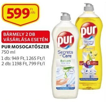 Auchan Pur mosogatószer 750ml ajánlat