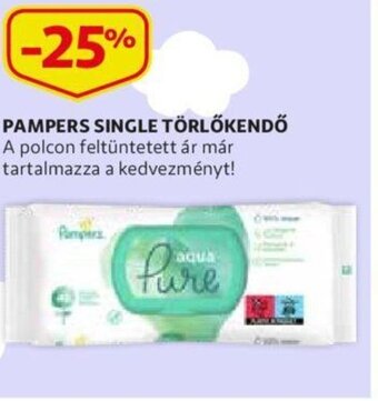 Auchan Pampers single törlőkendő ajánlat