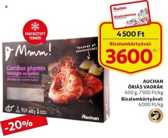 Auchan óriás vadrák 600g