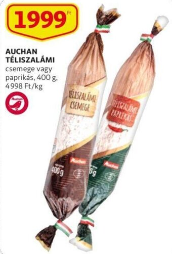 Auchan Auchan téliszalámi 400g ajánlat