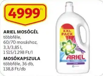 Auchan Ariel mosógél 3,3-3,85l / mosókapszula 36db ajánlat