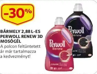 Bármely 2,88l-es perwoll renew 3D mosógél