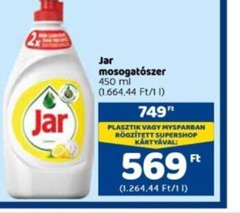 Spar Jar mosogatószer 450ml ajánlat