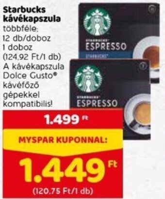 Starbucks kávékapszula