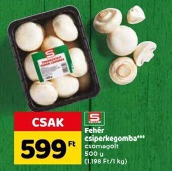 Spar Fehér csiperkegomba 500g ajánlat