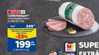 Spar Csülök felvágott ajánlat